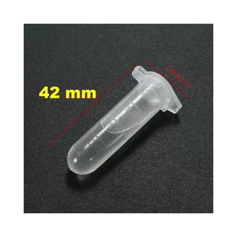 Transparent Clear Test Tube With lid 2 ml
