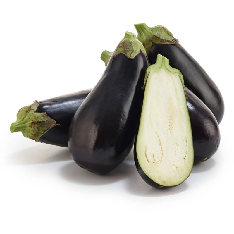 Organic Black Beauty Eggplant Seeds 1.8 - 1